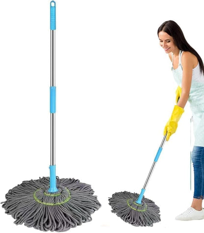 Winsta™ Microfiber Twist Mop for Floor Cleaning